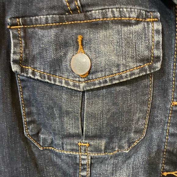 Kut from the Kloth Stretchy Denim Jacket - Size L - Picture 2 of 3